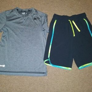 Boys swim shorts and shirt